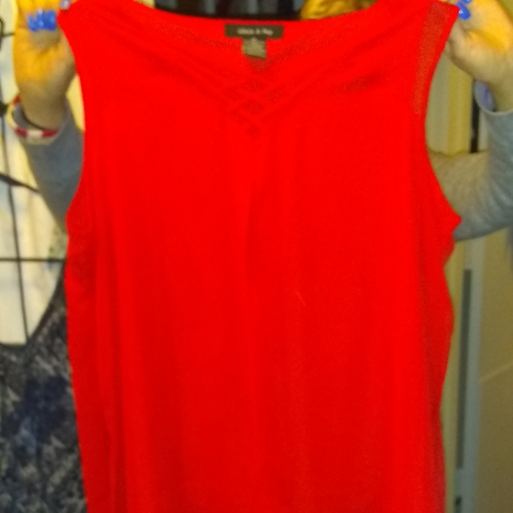 Sleeveless dress blouse